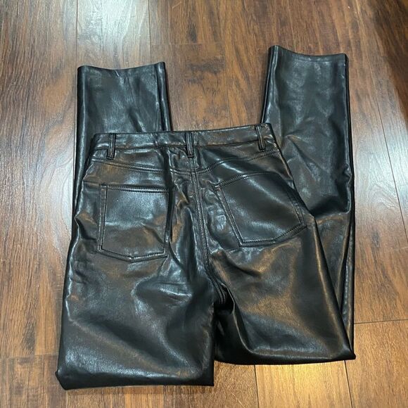 Aritzia Melina Leather pants black - Picture 4 of 7